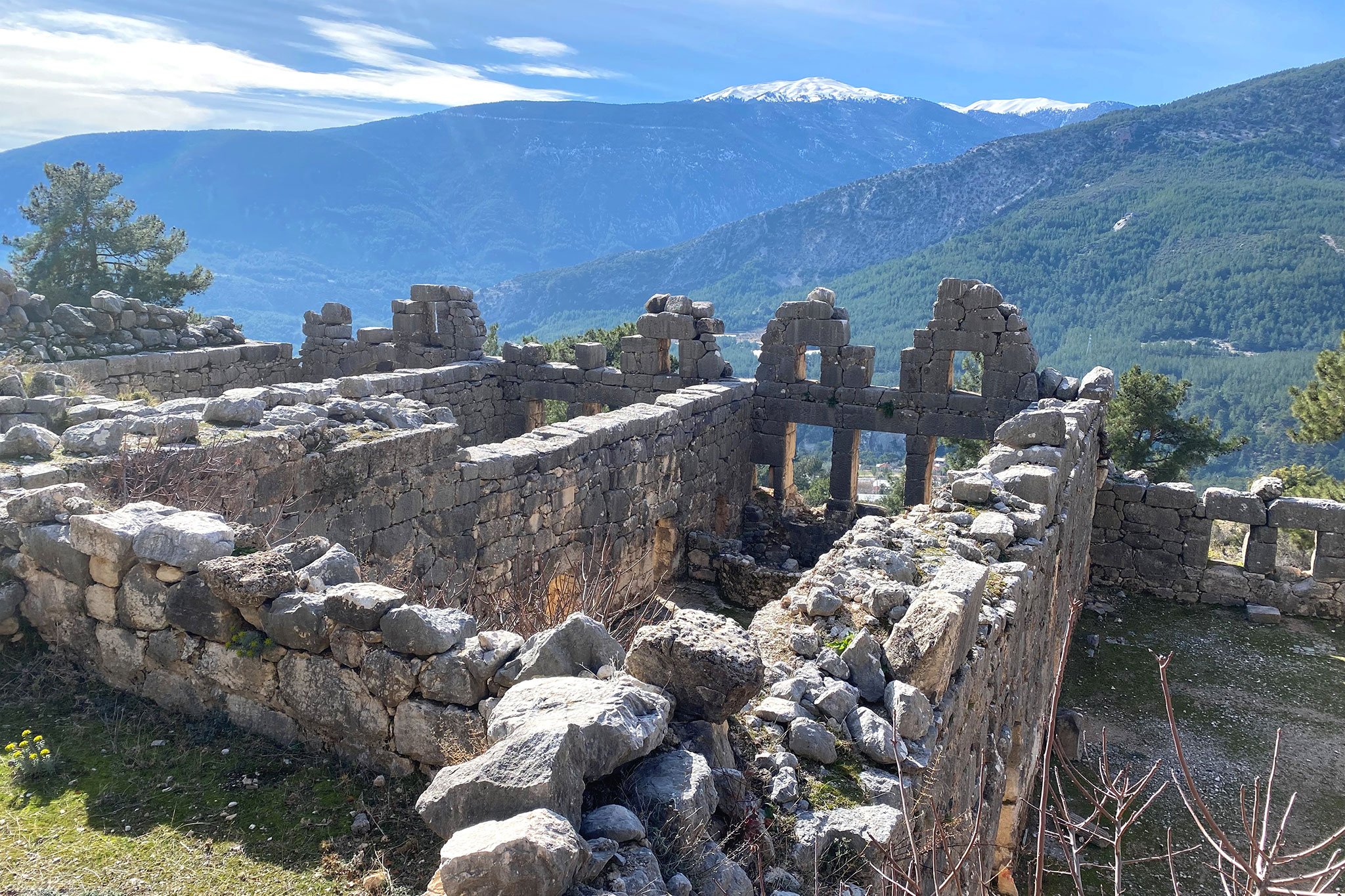Arycanda is an Ancient Lycian city, former bishopric and present Catholic titular see in Antalya.